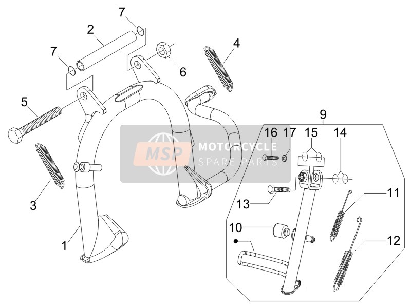 Gilera RUNNER 125 VX 4T SC 2007 In piedi/s per un 2007 Gilera RUNNER 125 VX 4T SC