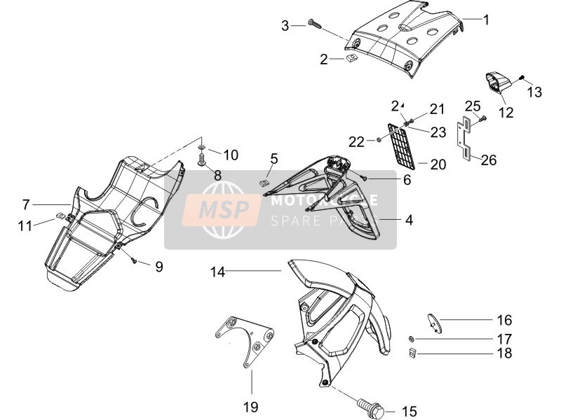 Rear Cover - Splash Guard