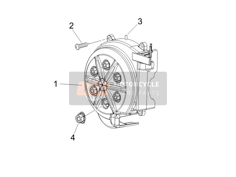 Gilera RUNNER 50 PURE JET 2005 Schwungrad Magnetzünder Abdeckung - Ölfilter für ein 2005 Gilera RUNNER 50 PURE JET