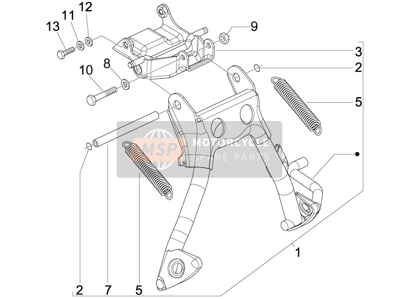 Gilera RUNNER 50 PURE JET ST 2008 Stand/s for a 2008 Gilera RUNNER 50 PURE JET ST