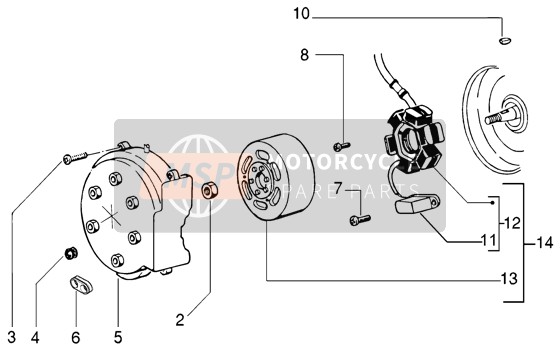 Gilera Runner 50 Purejet 2000 Flywheel Magnets for a 2000 Gilera Runner 50 Purejet