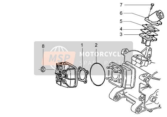 Cylinder Head And Induction Pipe