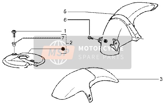 Front And Rear Mudguard