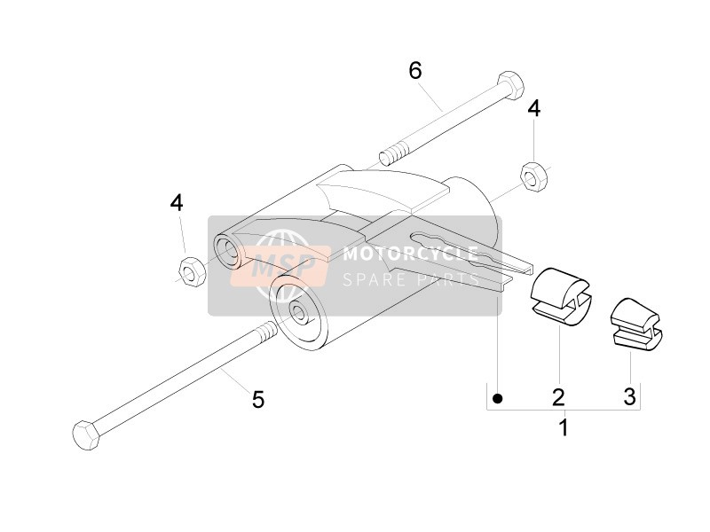 Gilera Runner 50 SP 2014 Schwinge für ein 2014 Gilera Runner 50 SP