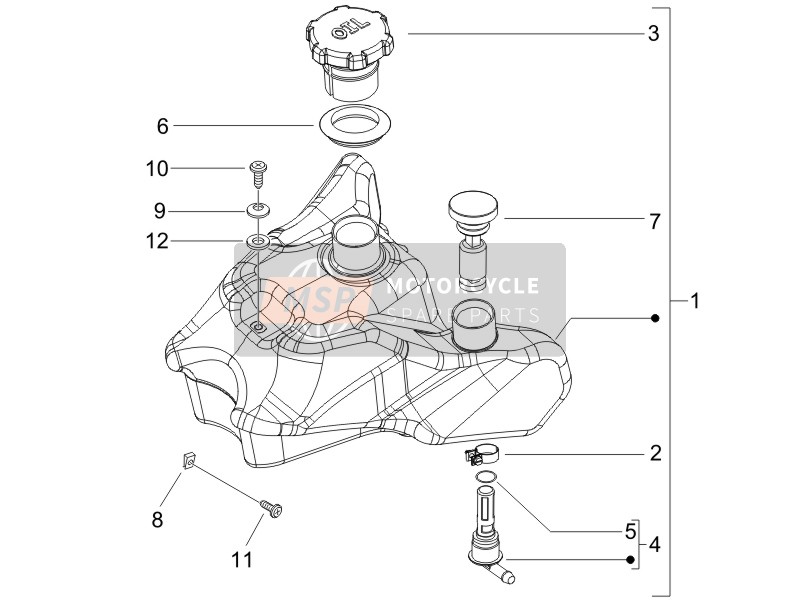 Gilera RUNNER 50 SP RACE 2005 Serbatoio dell'olio per un 2005 Gilera RUNNER 50 SP RACE