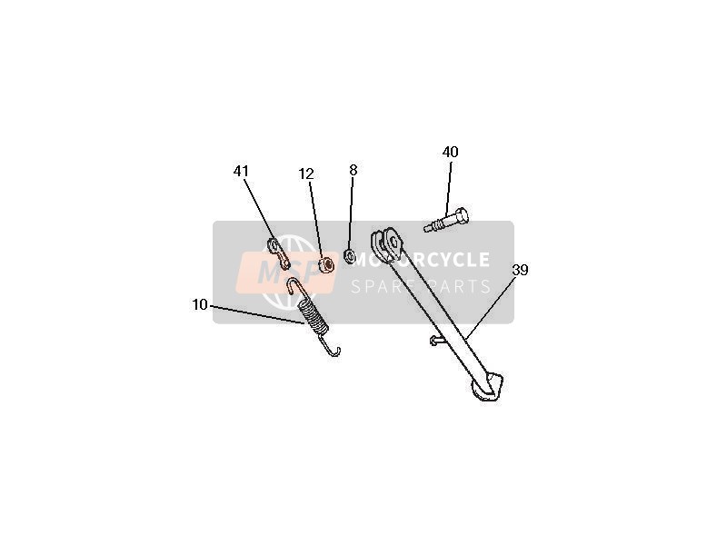 Gilera SC 125 2006 Stand/s for a 2006 Gilera SC 125