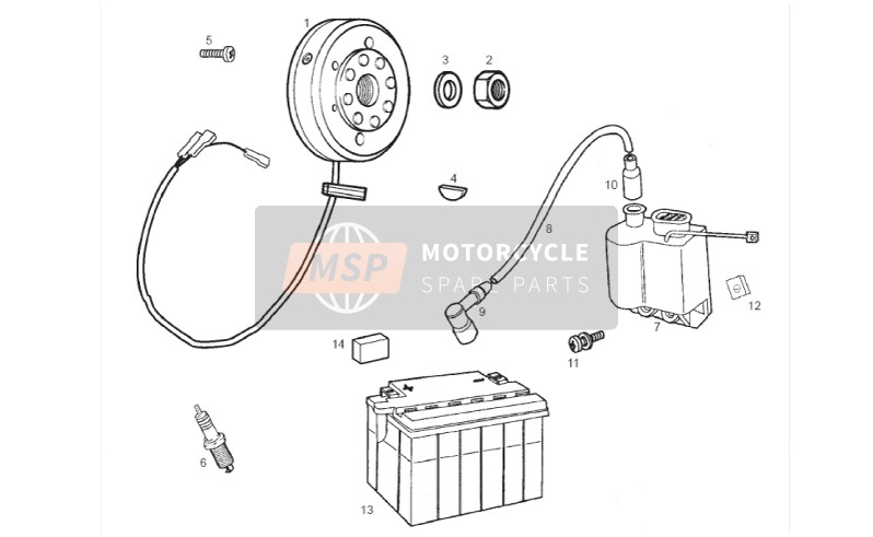 Gilera SMT 50 2012 Unità di accensione per un 2012 Gilera SMT 50