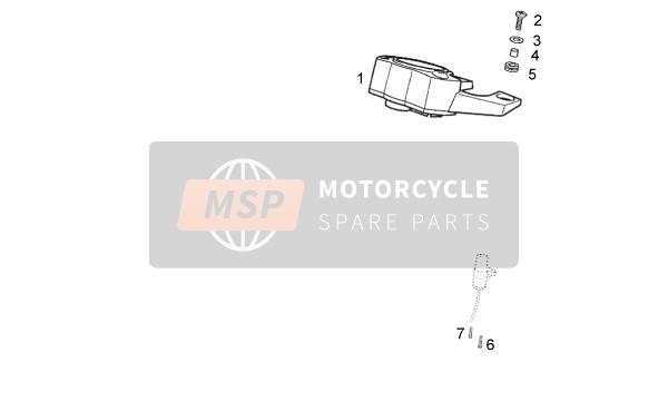 Gilera SMT RACING 50 2012 Tableau de bord pour un 2012 Gilera SMT RACING 50