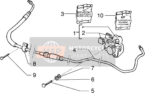 Caliper (Vehicle With Rear Hub Brake)