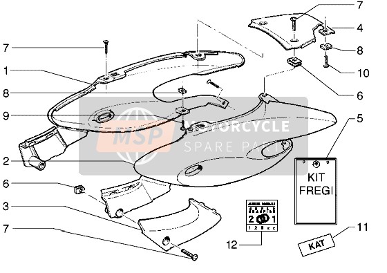 4921005090, Fairing, Piaggio, 0