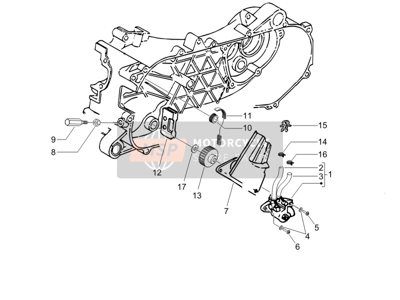 Gilera STALKER 50 2005 Oil Pump for a 2005 Gilera STALKER 50