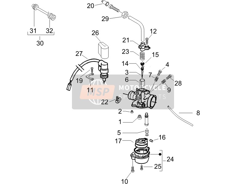 Carburateur Composants