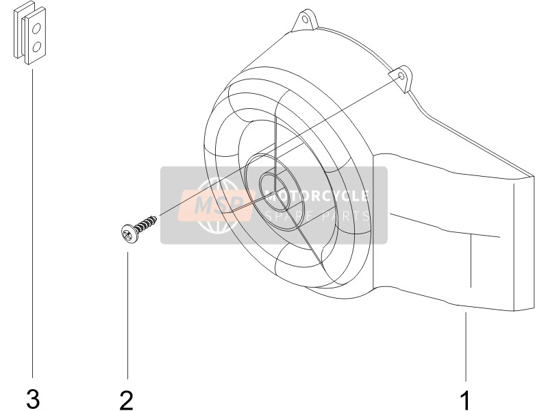 Vliegwielmagneten Afdekking - Oliefilter