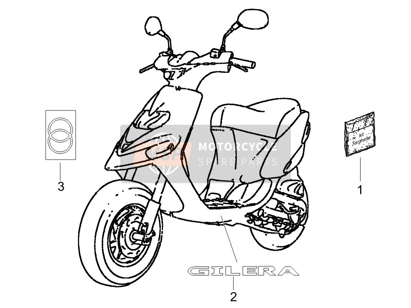 65521900A2, Set Autocollant, Piaggio, 0