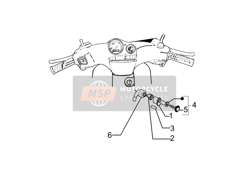 Gilera STALKER SPECIAL EDITION 2008 Locks for a 2008 Gilera STALKER SPECIAL EDITION