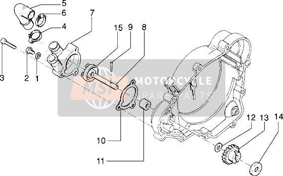 Gilera Surfer 2004 Water Pump for a 2004 Gilera Surfer