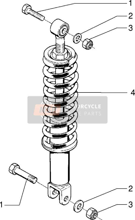 Gilera Surfer 2001 Suspensión trasera para un 2001 Gilera Surfer