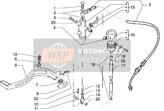 Pedal-Master Cylinder