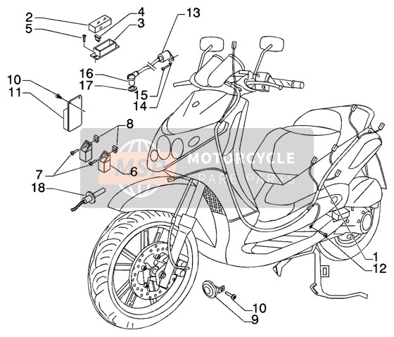 292507, Fuse 10A, Piaggio, 3