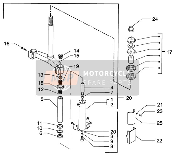 600269, Parapolvere Forcella ( 13351- 01813), Piaggio, 2