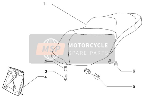 651173, Trousse Outils, Piaggio, 3