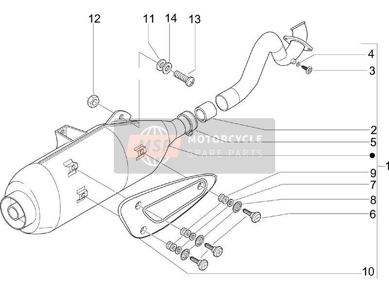 599208, Hex Screw M8X30, Piaggio, 3