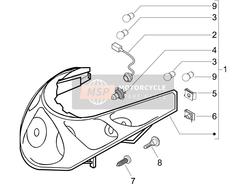 Front Headlamps - Turn Signal Lamps