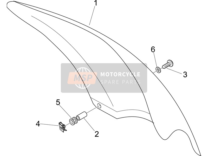 Piaggio Beverly 125 E3 2008 Windshield - Glass for a 2008 Piaggio Beverly 125 E3