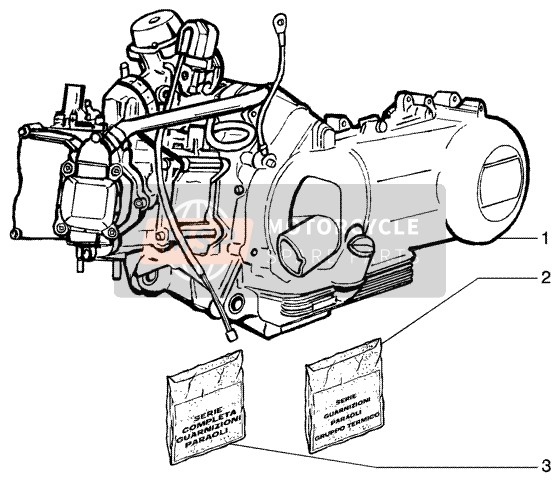 Piaggio Beverly 125 RST 2005 Engine for a 2005 Piaggio Beverly 125 RST