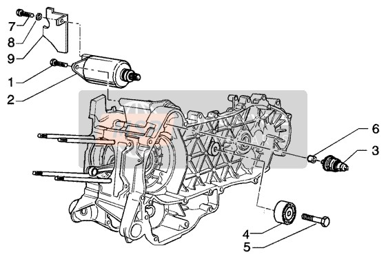 Electric Starter - Damper Pulley