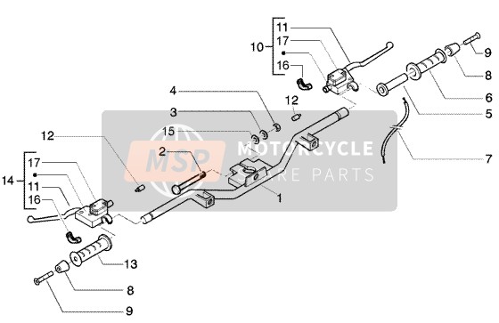 583575, Stop Knop, Piaggio, 1