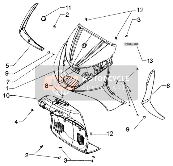 Piaggio Beverly 125 RST (2) 2005 Proteger para un 2005 Piaggio Beverly 125 RST (2)