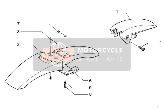 Front Mudguard-Rear Mudguard