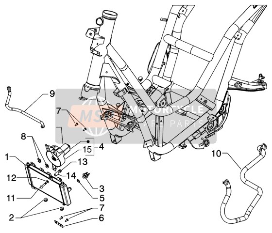 Piaggio Beverly 200 2006 Elektrisches Gebläse für ein 2006 Piaggio Beverly 200