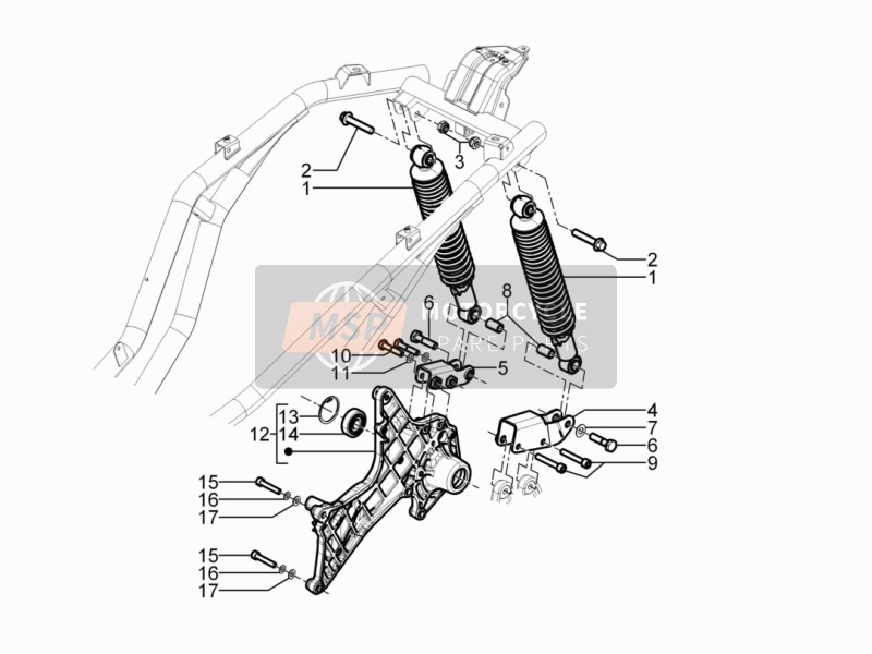 Rear Suspension - Shock Absorber/s