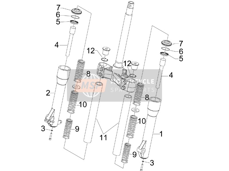 Original Piaggio Injector (IWP182/60931) For Beverly Tourer 300 2009-2010
