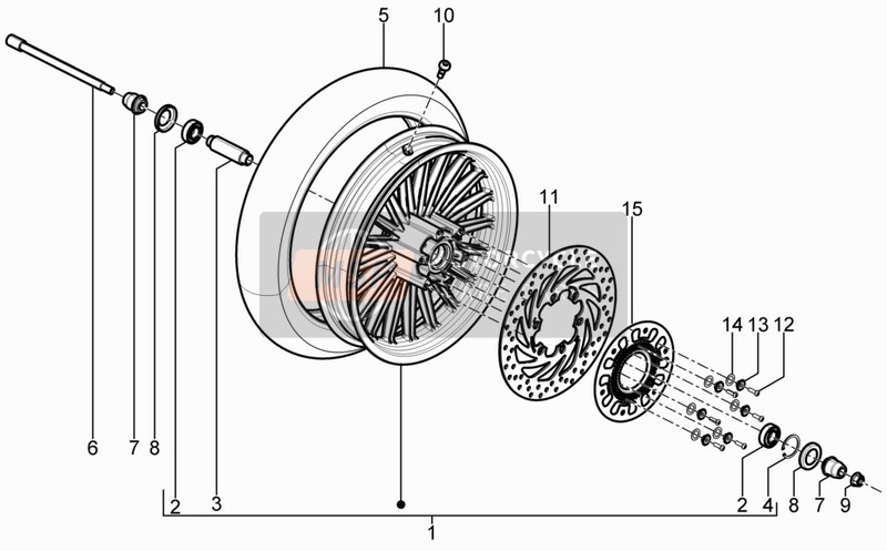 Roue avant