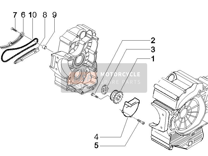 830064, Segment Huile, Piaggio, 1