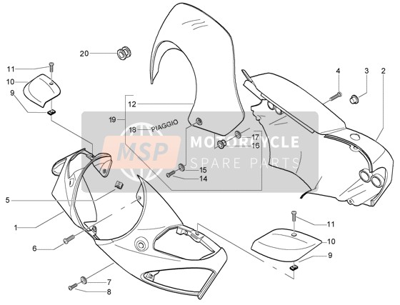 067233, Rondelle, Piaggio, 0