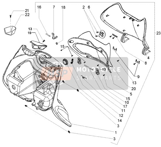 62166900RE, Protection, Piaggio, 0