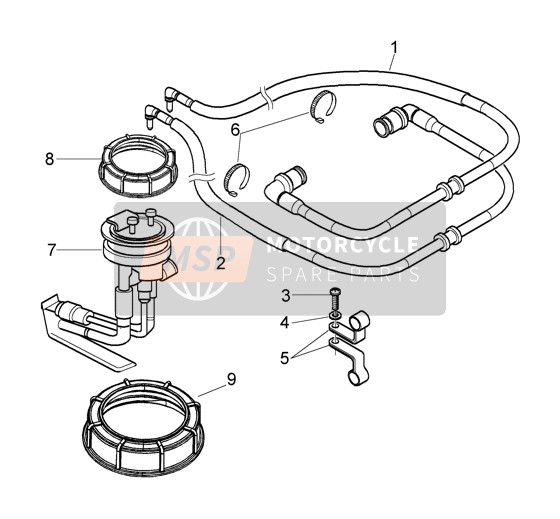 641132, Pompe Electrique, Piaggio, 0