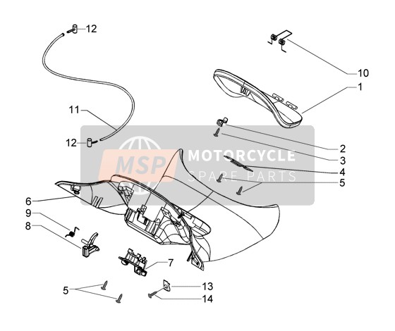 Piaggio Beverly 500 (2) 2004 Protezione centrale per un 2004 Piaggio Beverly 500 (2)