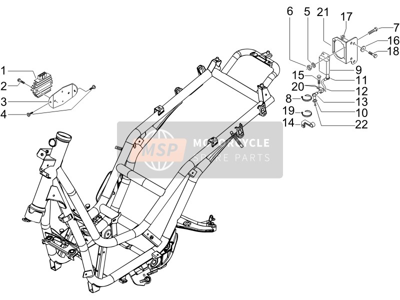 Piaggio Beverly 500 Cruiser E3 2011 Spannungsregler - Elektronische Steuereinheiten (ECU) - Zündspule für ein 2011 Piaggio Beverly 500 Cruiser E3