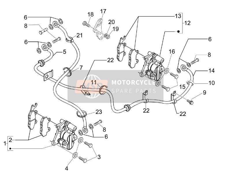 Brakes Pipes - Calipers