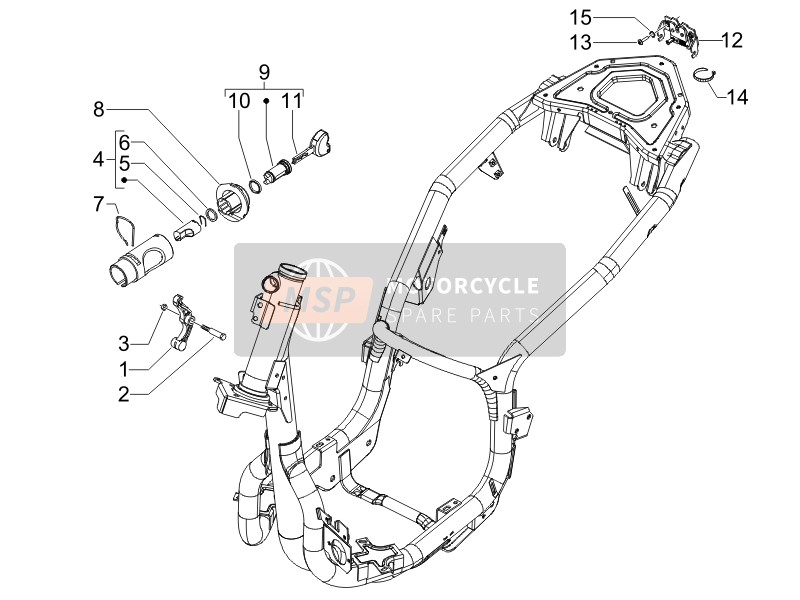 Piaggio Carnaby 200 4T E3 2008 Locks for a 2008 Piaggio Carnaby 200 4T E3