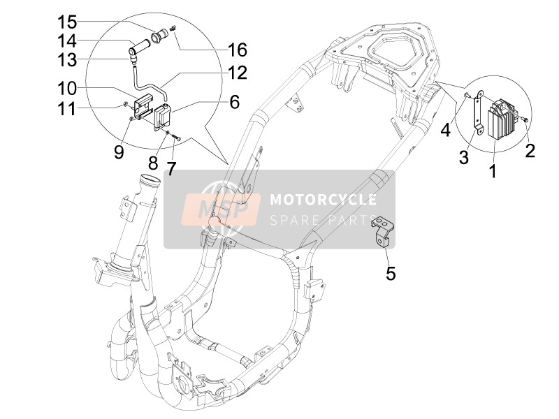 Piaggio Carnaby 300 4T ie Cruiser 2011 Voltage Regulators - Electronic Control Units (ecu) - H.T. Coil for a 2011 Piaggio Carnaby 300 4T ie Cruiser