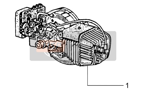 Piaggio Ciao 2004 Motor voor een 2004 Piaggio Ciao