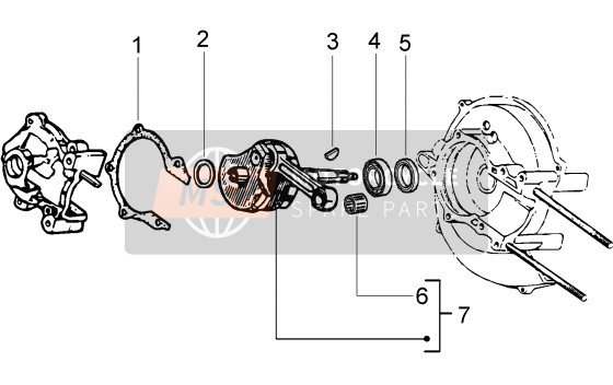 Albero motore-Cuscinetti principali