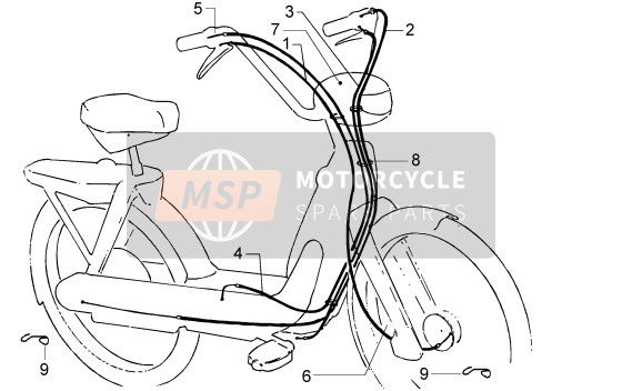 Piaggio Ciao 2004 Transmissies voor een 2004 Piaggio Ciao