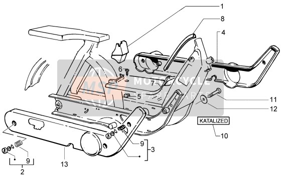 Piaggio Ciao 2002 Cubiertas de protección para un 2002 Piaggio Ciao